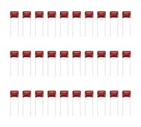sourcing map Lot de 30 condensateurs à film polypropylène métallisé, CBB21/CBB22 630 V 683J 0,068UF pour appareils électroniques et lampes à économie d'énergie, rouge