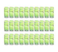 sourcing map Lot de 30 petites fioles cylindriques de niveau à bulle en PMMA 16 x 7 mm - Mini niveau à bulle horizontal - Outils de mesure pour camping-car, TV, cadre photo - Outil de mise en niveau