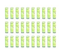 sourcing map Lot de 30 petites fioles cylindriques de niveau à bulle en PMMA 24 x 6 mm - Mini niveau à bulle horizontal - Outils de mesure pour camping-car, TV, cadre photo - Outil de mise en niveau