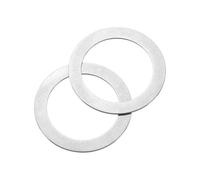 sourcing map Lot de 30 rondelles plates en acier inoxydable 304, M18 x 25 x 0,2 mm, entretoises plates ultra fines, fixations à anneau plat pour boulons, vis, réparation électronique, automobile,