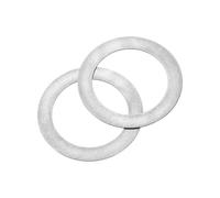 sourcing map Lot de 30 rondelles plates en acier inoxydable 304, M25 x 35 x 0,2 mm, entretoises plates ultra fines, fixations à anneau plat pour boulons, vis, réparation électronique, automobile,