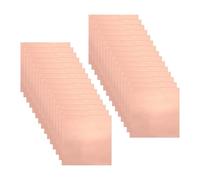 sourcing map Lot de 30 rubans adhésifs conducteurs en feuille de cuivre, 75 mm de largeur x 75 mm de longueur, 0,05 mm d'épaisseur, barrière de protection contre les limaces pour guitares en vitrail à