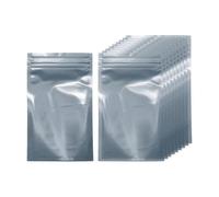 sourcing map Lot de 30 sacs antistatiques double couche refermables pour GPU, disque dur, disque dur, SSD, lumières LED, appareils électroniques, gris foncé semi-transparent 15 x 8,9 cm