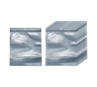 sourcing map Lot de 30 sacs antistatiques double couche refermables pour GPU, disque dur, disque dur, SSD, lumières LED, appareils électroniques, gris foncé semi-transparent 20,1 x 16 cm