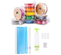 sourcing map Lot de 30 sacs de rangement sous vide pour filament, 28 x 33 cm, grande taille, accessoires pour imprimante 3D, garder le filament au sec, kit scellé avec clip d'étanchéité pour pompe à