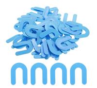 sourcing map Lot de 300 cales en forme de U en plastique pour nivellement du carrelage, 1,5 mm, bleu
