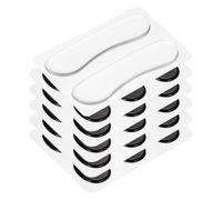 sourcing map Lot de 32 amortisseurs de batterie en gel de silicone pour contrôle de la tonalité Noir 33 x 26 x 3 mm