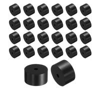 sourcing map Lot de 36 entretoises rondes en caoutchouc anti-vibrations 11 mm de diamètre extérieur x 2 mm de diamètre intérieur x 6 mm de hauteur