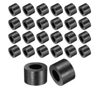 sourcing map Lot de 36 entretoises rondes en caoutchouc anti-vibrations 15 mm de diamètre extérieur x 8 mm de diamètre intérieur x 10 mm de hauteur