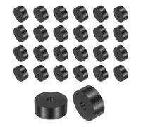 sourcing map Lot de 36 entretoises rondes en caoutchouc anti-vibrations 40 mm de diamètre extérieur x 12 mm (DI x l x H)