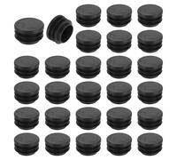 sourcing map Lot de 38 bouchons ronds en plastique noir, 35 mm, protection contre les glissements pour chaise, canapé, table, étagère