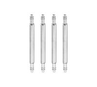 sourcing map Lot de 4 barrettes à ressort de montre de 18 mm d'épaisseur 1,8 mm en acier inoxydable pour bracelet de montre