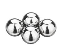 sourcing map Lot de 4 billes de roulement de 1,9 cm, en acier inoxydable 440C, boules de précision G10 pour roulements, vélos, roulettes, pièces automobiles et bricolage (poli miroir)