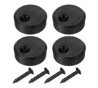 sourcing map Lot de 4 blocs de disques anti-saut, quincaillerie de porte de grange coulissante, patins antidérapants, outils anti-déraillement, pièces anti-déraillement pour porte coulissante en bois