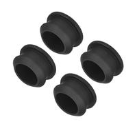 sourcing map Lot de 4 bouchons de trou de verrouillage en silicone - Joint de panneau en caoutchouc de type encastré rond pour cloisons de cuisine - Bouchons d'étanchéité étanches - 17 mm de diamètre