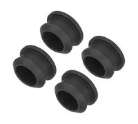 sourcing map Lot de 4 bouchons de trou de verrouillage en silicone - Joint de panneau en caoutchouc de type encastré rond pour cloisons de cuisine - Bouchons d'étanchéité étanches - 16 mm de diamètre