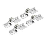 sourcing map Lot de 4 charnières à arbre de couple 3 N.M, charnières à rabat en acier inoxydable 304 pour table pliante, fenêtres, portes, armoires, boîtes, argent