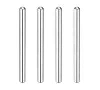 sourcing map Lot de 4 chevilles en acier inoxydable 304 - 8 x 60 mm - Tête ronde plate chanfreinée - Pour étagère - Éléments de fixation pour meubles et projets de bricolage