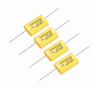 sourcing map Lot de 4 condensateurs diviseurs haute fréquence 4,7 uF 263 V pour haut-parleur audio sans polarité en polypropylène MKP