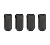 sourcing map Lot de 4 cordons de store - 78 mm - Poignées de stores en plastique - Pendentifs pour volets roulants verticaux - Noir