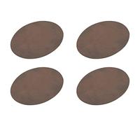 sourcing map Lot de 4 Coudé Genou Thermocollant Tissu Écussons | Réparation Patchs Ovale, Clair Marron pour Vêtements Réparation Artisanat, Réparation Kit Sac-à-Dos Chaussures Décoration
