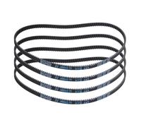 sourcing map Lot de 4 courroies de distribution HTD-3M en caoutchouc 149 dents, pas de 447 mm de longueur x 6 mm de largeur x 2,4 mm de hauteur, poulie à boucle fermée