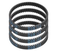 sourcing map Lot de 4 courroies de distribution HTD-3M en caoutchouc 59 dents, pas de 177 mm de longueur x 6 mm de largeur x 2,4 mm de hauteur, poulie à boucle fermée
