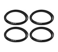 sourcing map Lot de 4 courroies en caoutchouc enveloppées A86, section A, 223,5 cm de circonférence extérieure x 1,3 cm de largeur x 0,8 cm d'épaisseur, courroie de transmission d'énergie industrielle