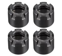 sourcing map Lot de 4 écrous de serrage ER16M (M19) pour tour de mandrin de fraisage CNC