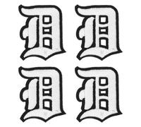 sourcing map Lot de 4 écussons gothiques brodés à thermocoller - Lettre D de 5,1 cm - Lettres de l'alphabet de A à Z - Lettres anglaises anciennes pour loisirs créatifs sur vêtements, jeans, vestes