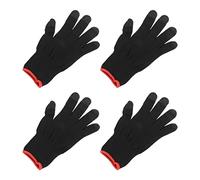 sourcing map Lot de 4 gants de jeu respirants anti-transpiration tactiles pour manette de jeu mobile Noir