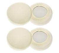 sourcing map Lot de 4 housses de tabouret rondes, housses de tabouret de bar de 40,6 à 50,8 cm, housses lavables anti-poussière pour coussin de siège avec élastique pour décoration de bar, cuisine