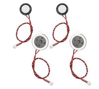 sourcing map Lot de 4 mini haut-parleurs magnétiques internes ronds de 1,25 mm de diamètre 13 mm 0,5 W 8 Ohm avec câble de 100 mm pour remplacement de micro haut-parleur DVD projets de bricolage