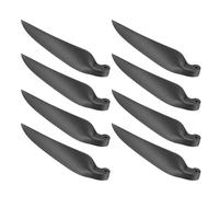 sourcing map Lot de 4 paires de lames d'hélice de rechange pour hélice RC - 22,9 x 15,2 cm - Pièces en nylon pour hélice rotative D28-D48 mm - Noir