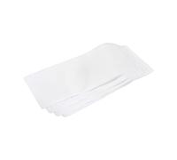sourcing map Lot de 4 patchs thermocollants pour réparation de vêtements, réparation de tissu, blanc, 27.9x12.7 cm pour vêtements, pantalons, sacs, réparation de trous et décoration