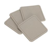 sourcing map Lot de 4 patins antidérapants pour meubles, 6 cm, patins de protection de sol antidérapants pour lit, canapé, table (beige)