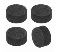 sourcing map Lot de 4 pieds d'isolation pour haut-parleur simple face, 10 mm x 5 mm en mousse antidérapante absorbant les chocs, tapis de support pour haut-parleur, système audio HiFi Home Cinéma