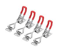 sourcing map Lot de 4 pinces à bascule réglables M5 x 25 mm Capacité de charge de 100 kg Style 4001 Loquets de serrage à libération rapide pour couvercle de fumoir Boîte à outils Jig Boîte à outils