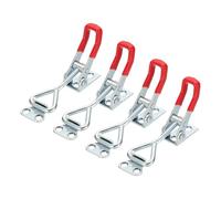 sourcing map Lot de 4 pinces à bascule réglables M5 x 27 mm Capacité de charge de 100 kg Style 4001 Loquets de serrage à libération rapide pour couvercle de fumoir Boîte à outils Jig Boîte à outils