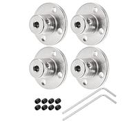 sourcing map Lot de 4 raccords de bride de 3 mm pour moteurs de modélisme radiocommandés, avec 8 vis de fixation, 2 clés hexagonales M1.5