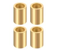 sourcing map Lot de 4 roulements à douille, alésage de 10 mm x 14 mm de diamètre extérieur x 20 mm de longueur, bagues auto-lubrifiantes en bronze fritté