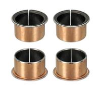 sourcing map Lot de 4 roulements à manchon à bride, alésage de 35 mm x 39 mm de diamètre x 25 mm de longueur, 47 x 2,0 mm de diamètre de bride x T bagues en bronze fritté auto-lubrifiantes pour