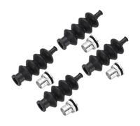 sourcing map Lot de 4 tiges de poussée étanches en caoutchouc avec support en aluminium pour bateau RC sans balais électrique