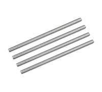 sourcing map Lot de 4 tiges filetées entièrement filetées M6 x 120 mm, pas de filetage de 1 mm, en acier inoxydable 304 pour droitiers