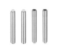 sourcing map Lot de 4 vis sans tête M8 x 60 mm avec pointe en nylon et acier inoxydable 304 pour réparation de meubles, machines et équipements industriels