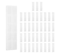 sourcing map Lot de 40 cales plates en plastique de 0,3 cm pour carrelage structurel pour nivellement, blocs de vitrage en plastique pour niveau d'amélioration de la maison, cale de porte de toilettes