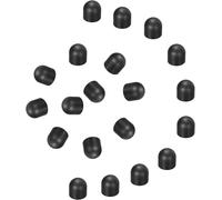 sourcing map Lot de 40 pointes de stylet de rechange en caoutchouc de silicone pour écran tactile capacitif Noir 5,5 mm