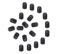 sourcing map Lot de 40 pointes de stylet de rechange en caoutchouc de silicone pour écran tactile capacitif 4,5 mm Noir