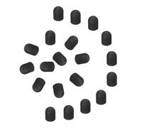 sourcing map Lot de 40 pointes de stylet de rechange en caoutchouc de silicone pour écran tactile capacitif Noir 5,5 mm