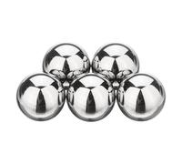 sourcing map Lot de 5 billes de roulement de 1,27 cm, en acier inoxydable 440C, G10 pour roulements, vélos, roulettes, pièces automobiles et bricolage, (poli miroir)
